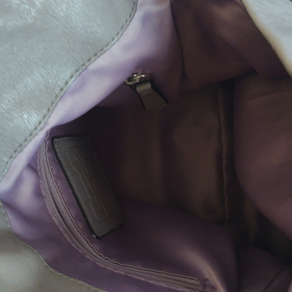 Taupe Coach Leather Purse - Picture 10 of 12